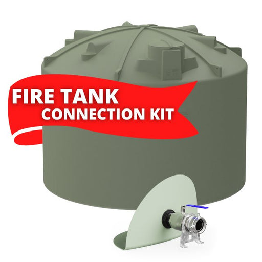 30,000L RX Plastics Water Tank & Fire Fighting Connection Kit - Rural Water