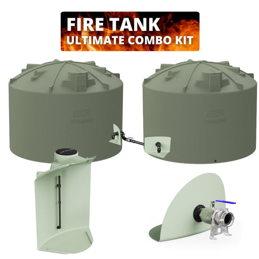 RX Plastics 60,000L Ultimate Fire Tank Kit - Rural Water