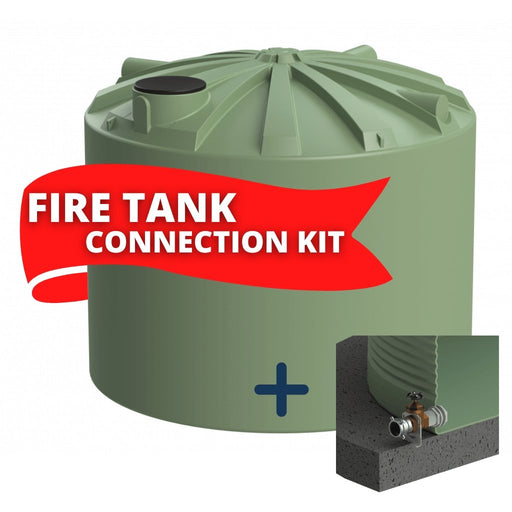 25,000L Promax Xpress Plastic Water Tank & Fire Coupling Kit - Rural Water