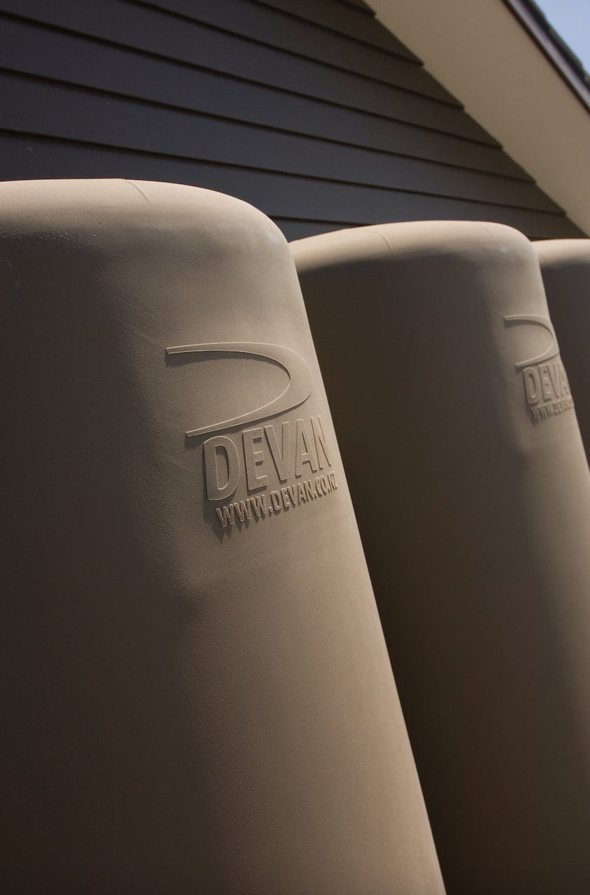 Devan Rectangular Tanks 3,000L Devan Stormbank Slimline Water Tank — Rural Water